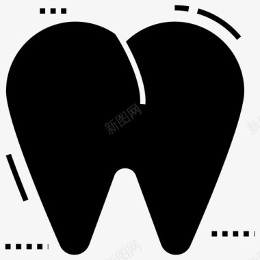 牙齿牙科磨牙图标图标