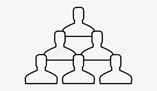 层次结构组成员图标svg_新图网 https://ixintu.com 团队 层次结构 成员 用户 组