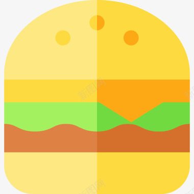 汉堡野餐34平的图标图标