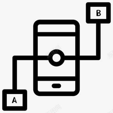 ab分析在线业务在线统计图标图标