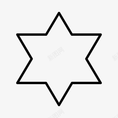 犹太犹太教宗教图标图标
