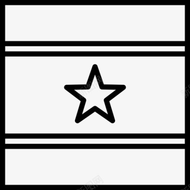 苏里南国旗国家世界图标图标
