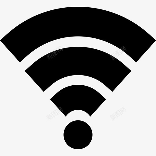 Wifi购物中心9已满图标svg_新图网 https://ixintu.com Wifi 已满 购物中心9