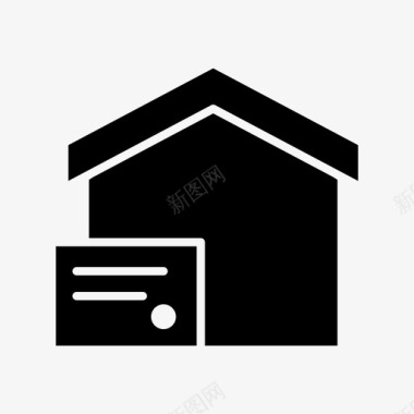 房屋付款商业信用卡图标图标