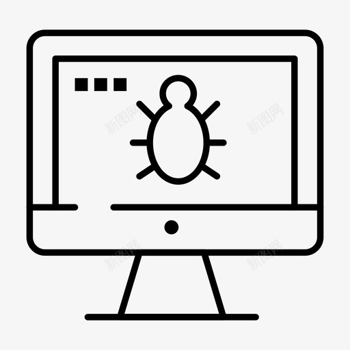 监视器错误计算机图标svg_新图网 https://ixintu.com web界面febcollectionv6 安全 屏幕 监视器 计算机 错误