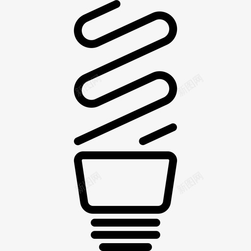 灯泡生态电力图标svg_新图网 https://ixintu.com 创新 灯泡 生态 电力 绿色 能源