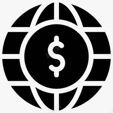 全球商务国际商务美元全球商务图标图标
