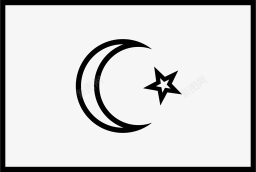 土耳其国旗国家世界图标svg_新图网 https://ixintu.com 世界 国家 土耳其国旗 简化轮廓世界国旗