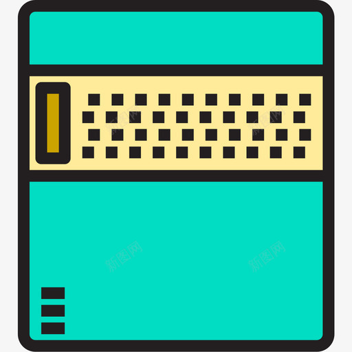 硬盘办公用品2线性颜色图标svg_新图网 https://ixintu.com 办公用品2 硬盘 线性颜色
