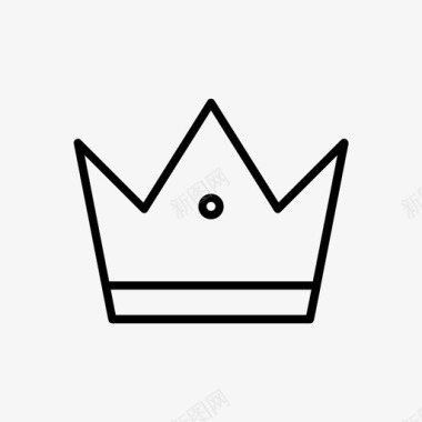 皇冠国王王子图标图标