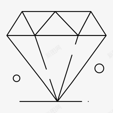 钻石珠宝狂欢节图标图标