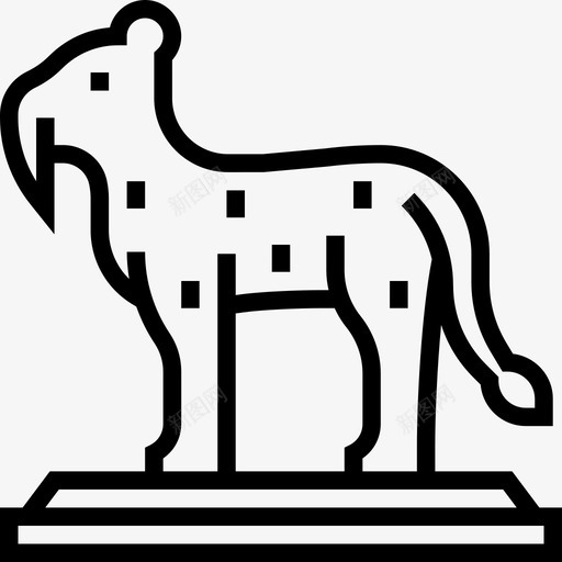 原始博物馆46直线图标svg_新图网 https://ixintu.com 博物馆46 原始 直线