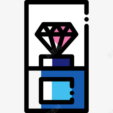 钻石博物馆47颜色省略图标图标