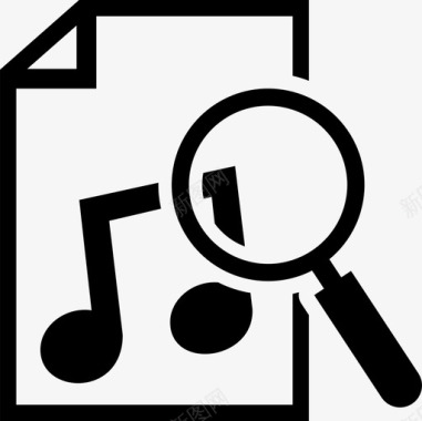 音乐文件搜索音频歌曲图标图标