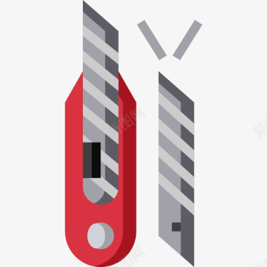 18号施工工具平头铣刀图标图标
