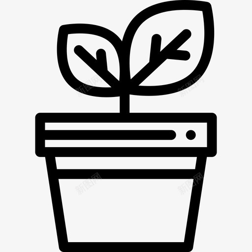 植物温室5线性图标svg_新图网 https://ixintu.com 植物 温室 线性