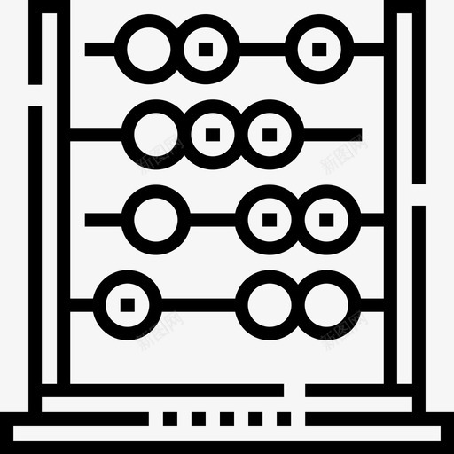 算盘返校46岁直系图标svg_新图网 https://ixintu.com 46岁 直系 算盘 返校