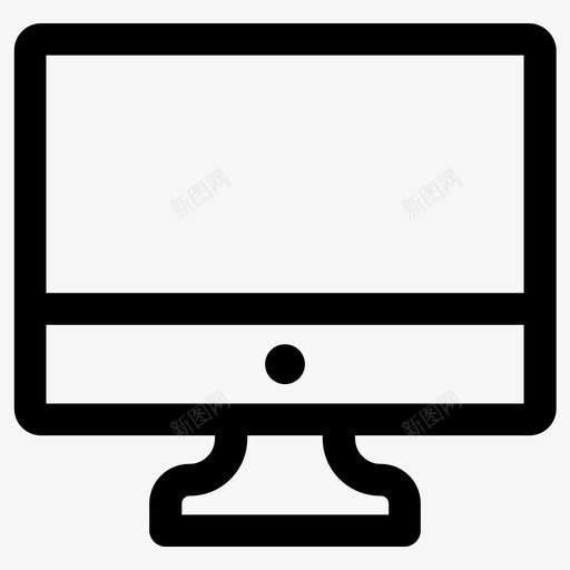 台式机计算机台式计算机图标svg_新图网 https://ixintu.com 台式 台式机 监视器 计算机 设备
