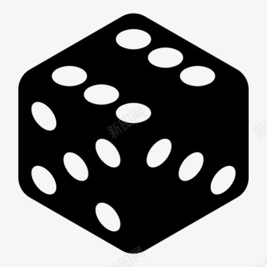 骰子6赌场骰子图标图标