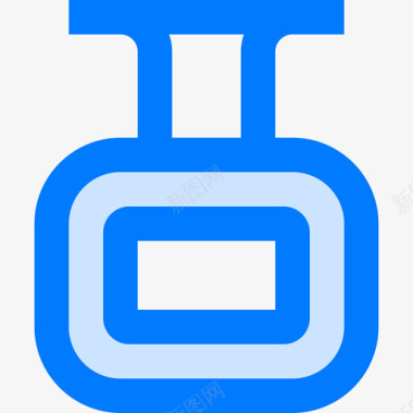 油瓶水疗和瑜伽4蓝色图标图标