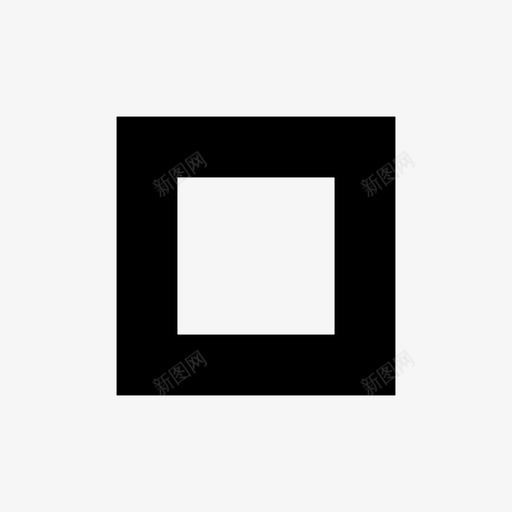 正方形空白立方体图标svg_新图网 https://ixintu.com 几何体 制成 复选 标记 框架 正方形 空白 立方体