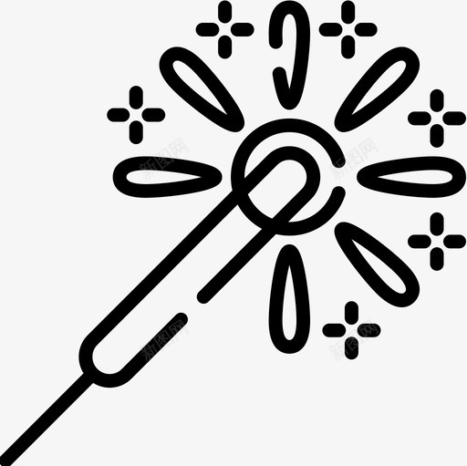 Sparklerparty68直系图标svg_新图网 https://ixintu.com Sparkler party 直系