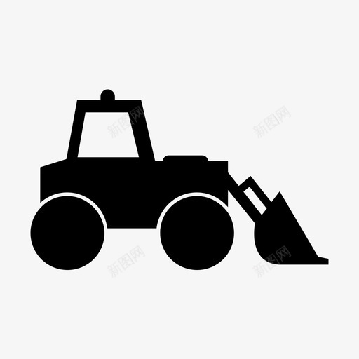 挖掘机机器动力图标svg_新图网 https://ixintu.com 动力 挖掘机 机器 街道 车辆