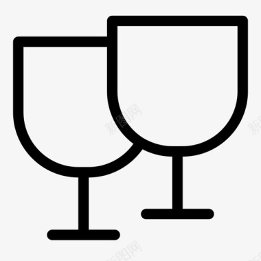 酒杯饮料聚会图标图标