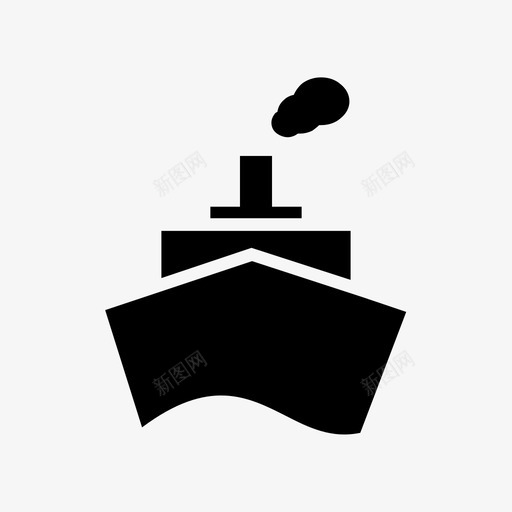 海运船只送货图标svg_新图网 https://ixintu.com 海运 物流 船只 船舶 运输 送货