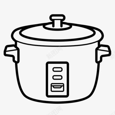 电饭煲厨房蒸锅图标图标