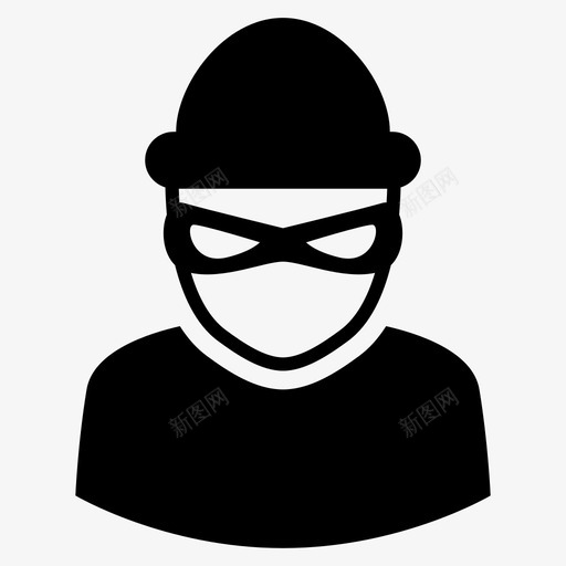 小偷犯罪抢劫图标svg_新图网 https://ixintu.com 安全 家庭 小偷 抢劫 犯罪 盗窃