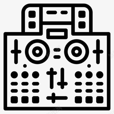 dj控制器音频音乐图标图标