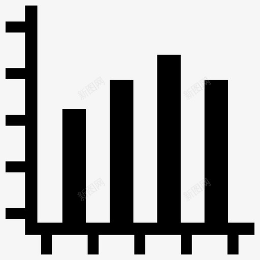条形图分析业务评估图标svg_新图网 https://ixintu.com 业务 分析 图标 实心 条形图 统计 评估