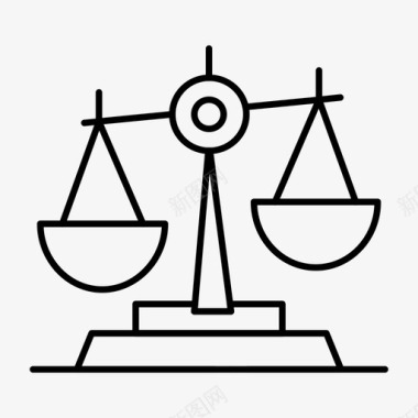 平衡法院法官图标图标