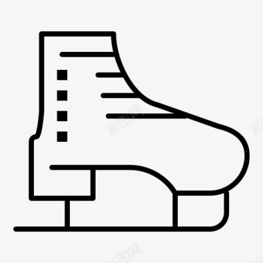 靴冰冰鞋图标图标