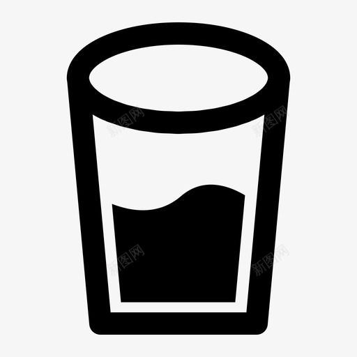 饮料杯子牛奶图标svg_新图网 https://ixintu.com 杯子 水 牛奶 饮料
