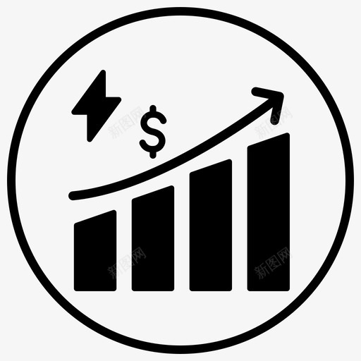 史诗分析功能图标svg_新图网 https://ixintu.com 价值 分析 功能 史诗 敏捷4轮廓笔划 趋势