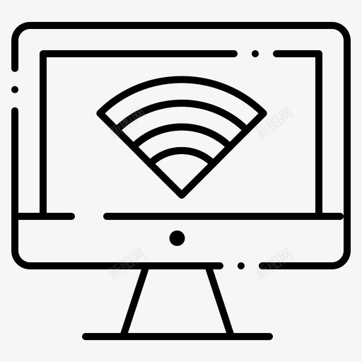计算机监视器信号图标svg_新图网 https://ixintu.com collection feb v3 web wifi 信号 界面 监视器 计算机