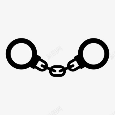 锁链手铐奴隶图标图标