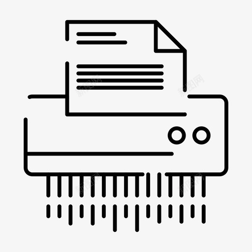 碎纸机机密数据图标svg_新图网 https://ixintu.com collection feb v4 web 信息 数据 文件 机密 界面 碎纸机