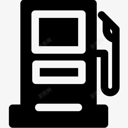 加油站运输84已填充图标svg_新图网 https://ixintu.com 加油站 填充 运输