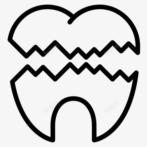 断牙牙科医院图标svg_新图网 https://ixintu.com 医院 断牙 牙科 牙科诊所 牙齿