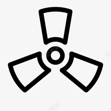 核标志注意危险图标图标