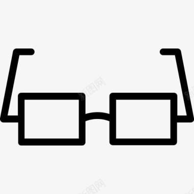 眼镜教育线图标图标