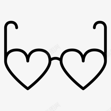 眼镜护目镜款式图标图标