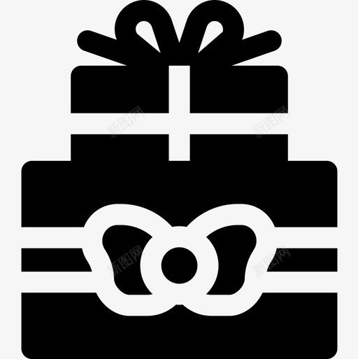 礼物圣诞160填充图标svg_新图网 https://ixintu.com 圣诞 填充 礼物