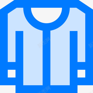 T恤橄榄球5蓝色图标图标