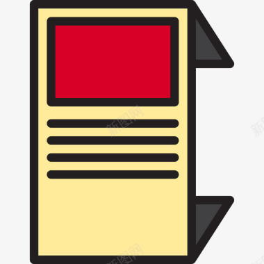 文件office100线性颜色图标图标