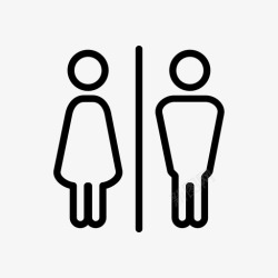 女更衣室卫生间更衣室男图标高清图片