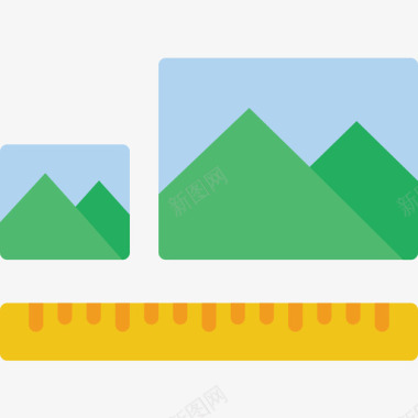 比例网页71平面图标图标